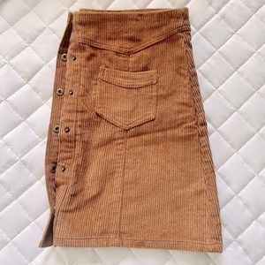 Corduroy skirt